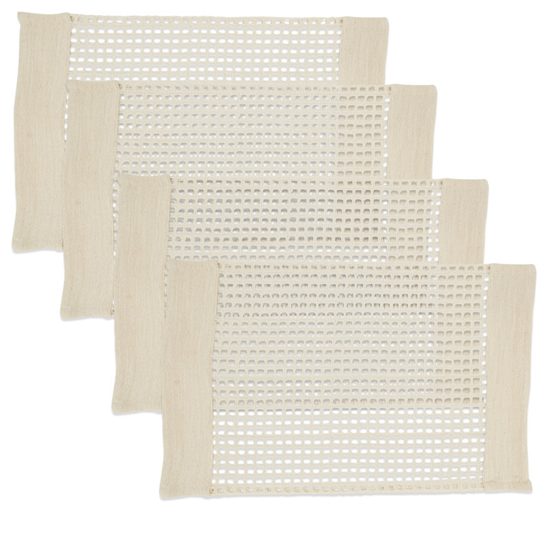 Napperon Intricate Weave (ensemble de 4)