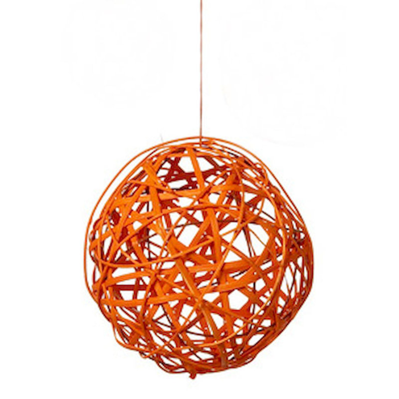 Décoration Hardy, H 6 po x l 6 po x P 6 po, Orange