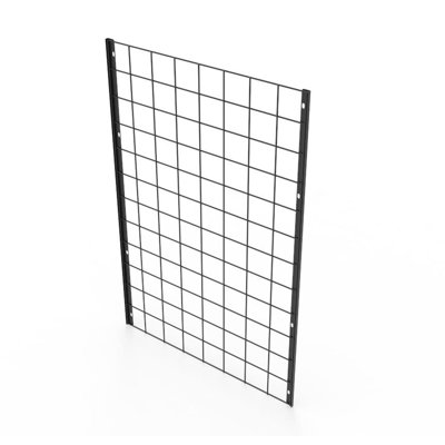 Rebrilliant® 2'X 6' (Come In 2 PCS Of 2X3') Black Wire Grid Panel Wall Display Grid Wall E2EC6A2402074751A3FC159235EEAD1A