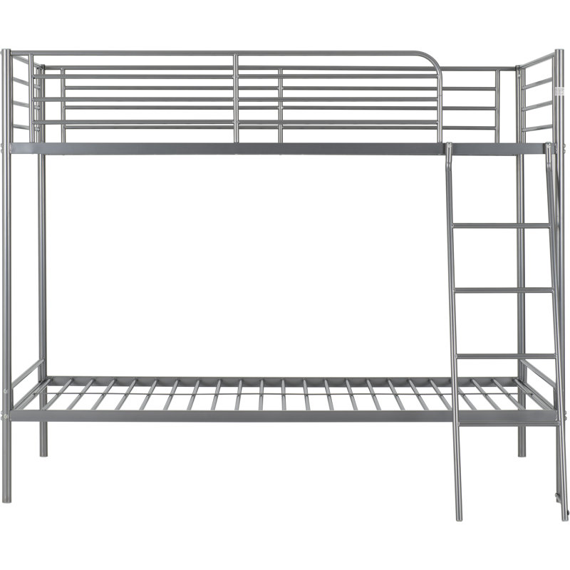 Dore Single Bunk Bed, Silver