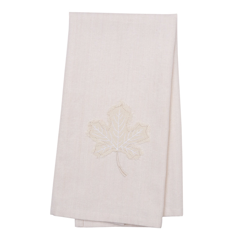 Serviette neutre en feuilles d'érable