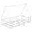Tent-Shaped Floor Bed,Teepee Bed With Guardrails,Slats-1226025873-1226025874