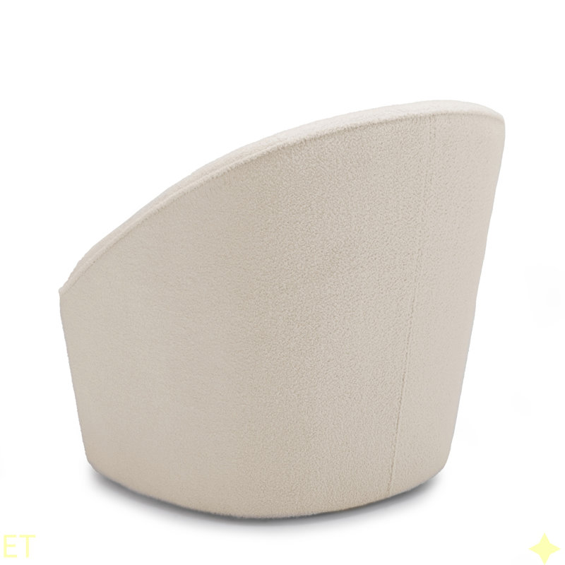Fauteuil pivotant Anson Boucle