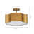 Aubrielle 4 - Light Vintage Distressed Flush Mount Ceiling Light for Bedroom