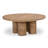 Treccia Round Coffee Table Oak