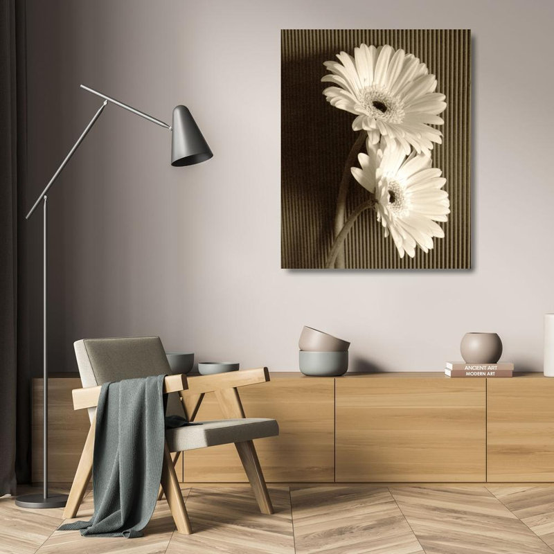 Gerbera fraîchement coupée I, H 24 po x l 19 po