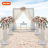 4PCS 11.81“ Plastic Roman Pillar