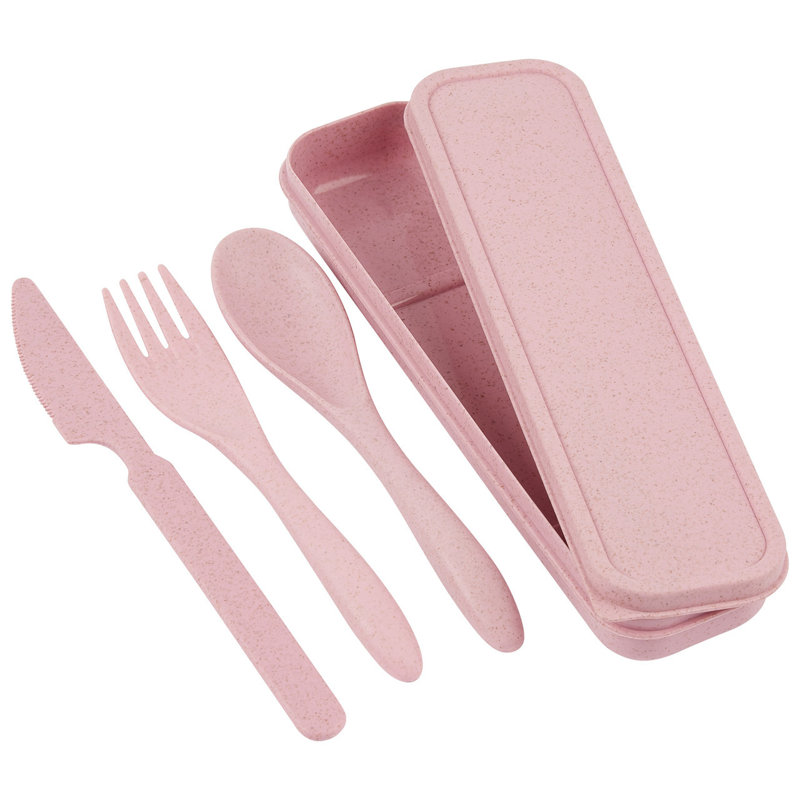 Aimey-Louise 4 Piece Cutlery Set, Service for 1, Pink
