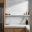 Carrara 2 po x 12 po Carreau de sol et de mur en marbre (4,92 pieds carrés / caisse) Carrara-133588668-133588672