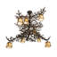 Lustre géométrique unique à 8 lumières Doekes