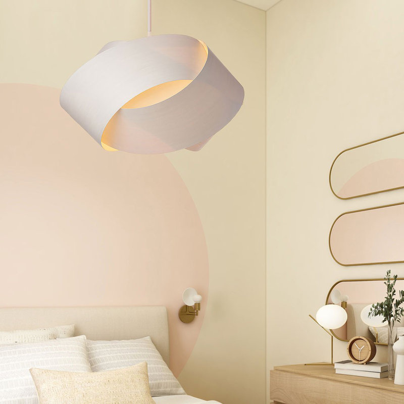 Serene Grande LED Chandelier, Danish White, 17" H x 25" W x 27" D