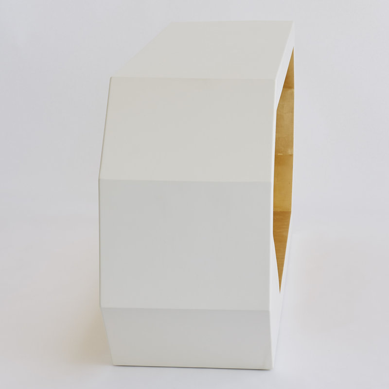 Facet Console-Gold Leaf