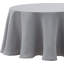 Nappe ronde en polytétrafluoroéthylène Addison résistante à l'eau et aux taches, gris-2123251771