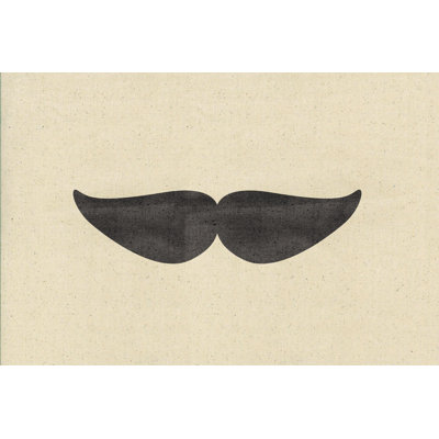 Stache - Wrapped Canvas Print