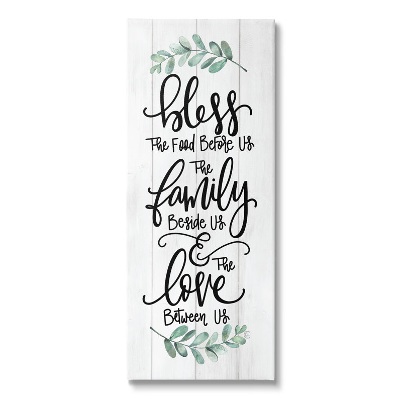 "Bless this Family", tableau de phrase de cuisine par Fearful Made Creations, H 48 po x l 20 po x P 1,5 po