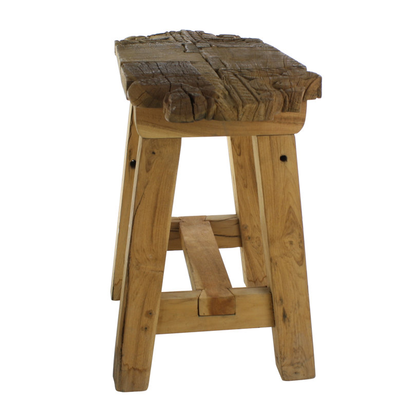 Tabouret d'appoint en bois récupéré Alfred