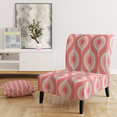 Fauteuil de chambre rembourré Mid-Century