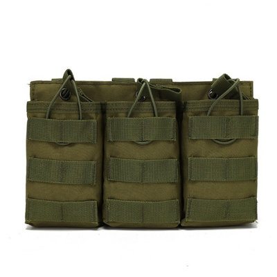 Porte-revues tactique extérieur imperméable à trois ouvertures Oxford