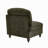 Armless Sofa Chenille W/1 Pillow