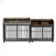 Mobilier de cage robuste pour chien de grande taille avec roulettes verrouillables-1079774989-1079774988
