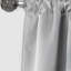 Doux doux gris clair fleurs I - rideau floral - rideau occultant floral - 1 panneaux-107540439