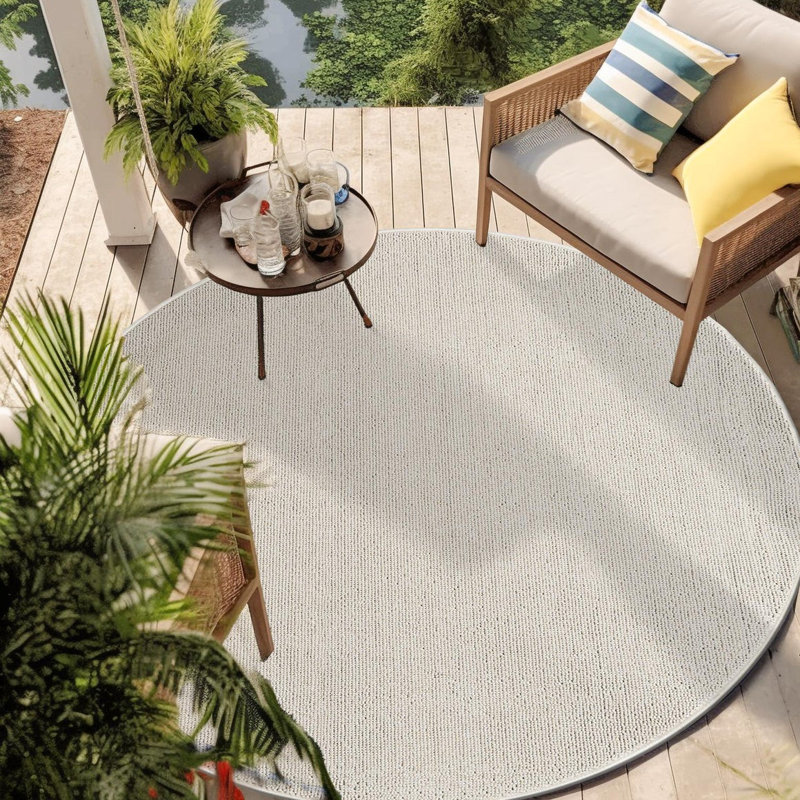 Chesire Indoor/Outdoor Area Rug, Round 5'3"