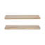 Ensemble de tablettes flottantes en bois de manguier Burena