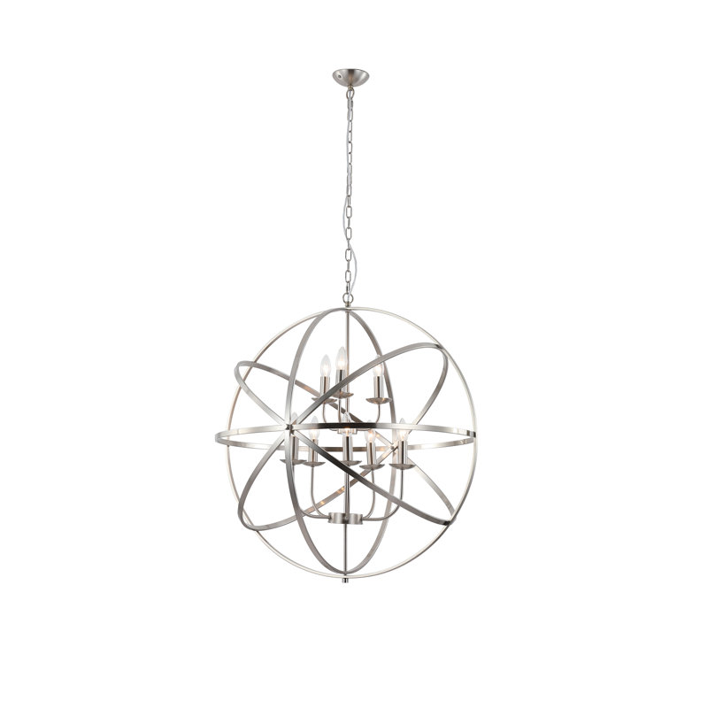 Colbey Chandelier, Silver