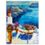 Reproduction d’art sur toile tendue fleurs d’oia village-29504917