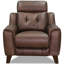 Fauteuil inclinable en cuir Roemy