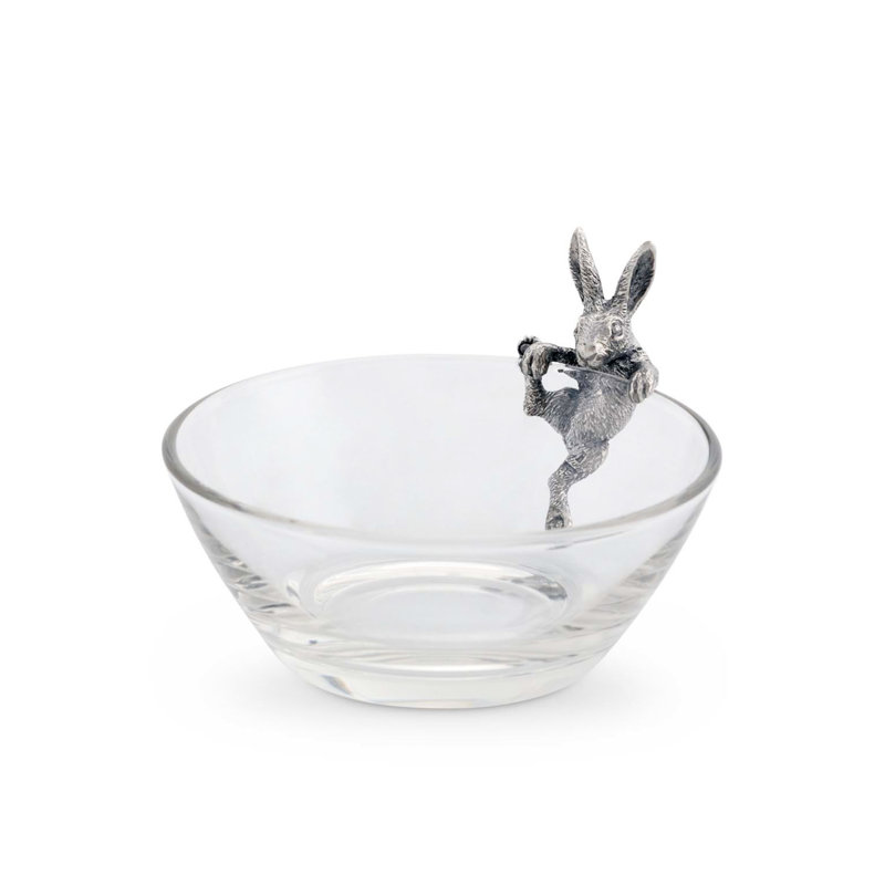 Garden Friends Glass Dessert Bowl