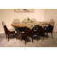 9 Pieces Vogue Lux Rectangular Dining Set-1978384275