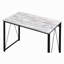 Bureau d'écriture rectangulaire avec base en métal-803071020
