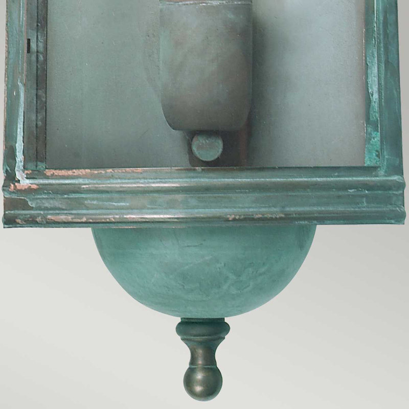 Quedgeley Verdigris Outdoor Wall Lantern