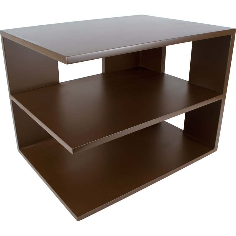 Tablette d’angle Castellon, Brun moka