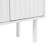 Minimalist Shoe Cabinet With 5 Solid Wood Legs, Sideboard Buffet Cabinet With Fluted Doors, Large 4-Door Storage Cabinet With Adjustable Shelves-114198433
