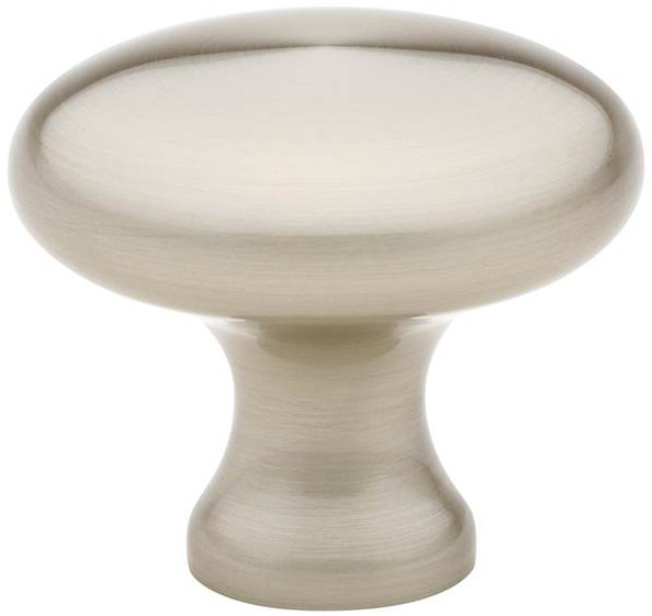 Providence Mushroom Knob, Satin Nickel, 1 1/4"