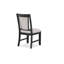 Chaise de salle à manger rembourrée 2Pc