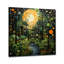 Décoration murale acrylique vert, jaune et urbain I - Collages abstraits-744832132
