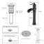 Single-handle Bathroom Faucet with Drain Assembly-71770740