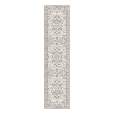 Aurelia Traditional Floral Machine Washable Indoor Rug