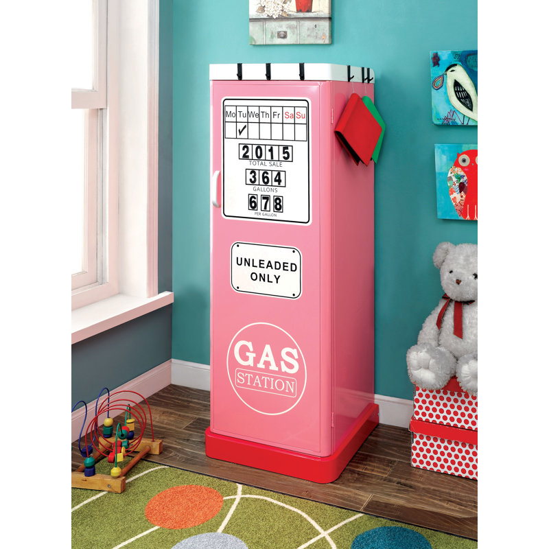 Trevion 22'' Wide Kids Armoire, Pink