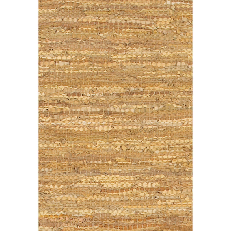 Saket Hand Loomed Modern Area Rug in Gold/Beige, Rectangle 7'9" x 10'6"