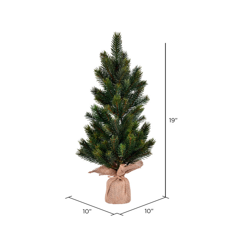 Vickerman Spruce Sapling Artificial Christmas Tree 19' H Artificial Fir Christmas Tree