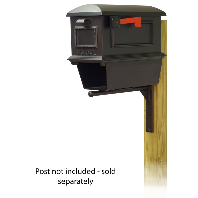 Aluminum Post Mounted Mailbox