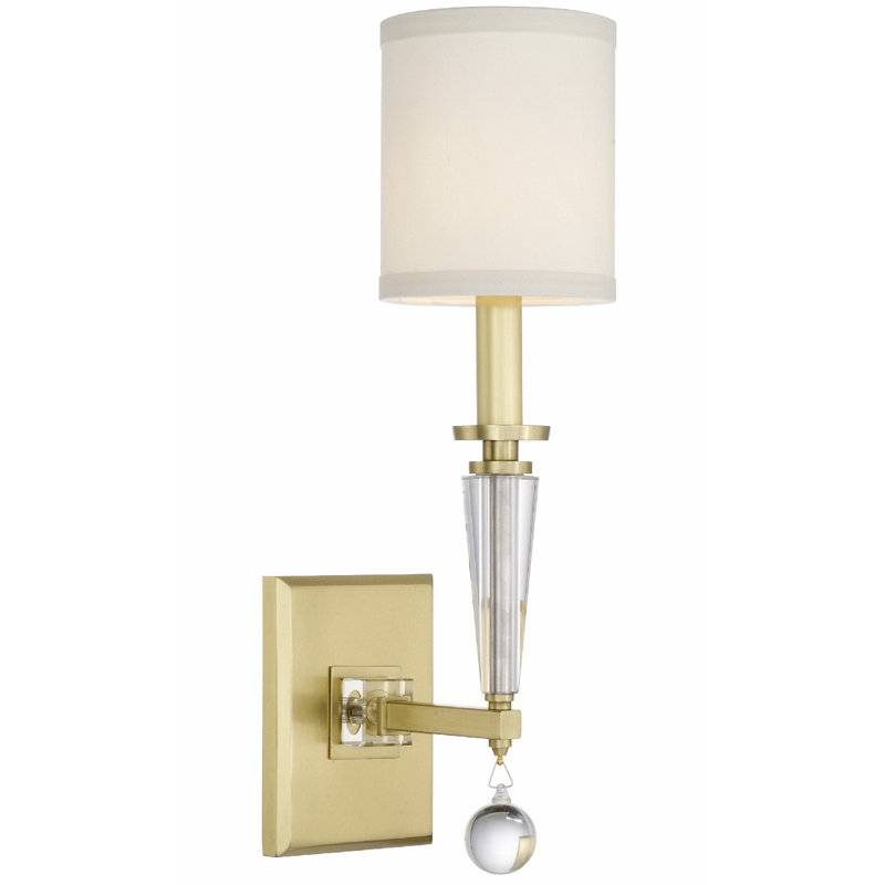 Ettari Armed Sconce, Antique Gold