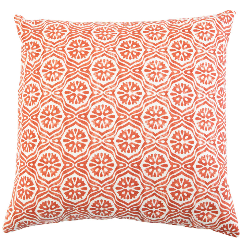 Coussin Fairfield, Rouge, 22 po x 22 po