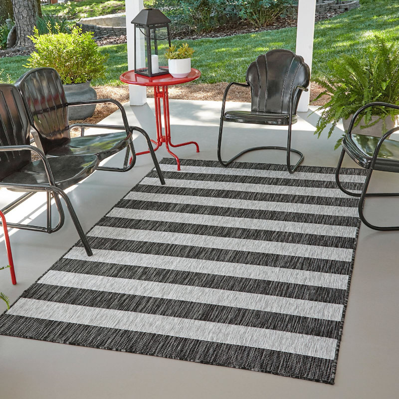 Tapis d'extérieur scintillant couleur étain, Rectangle 9 pi x 12 pi