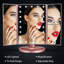 Miroir de maquillage lumineux avec grossissement 3X 2X, commande tactile, double alimentation, miroir DEL portable