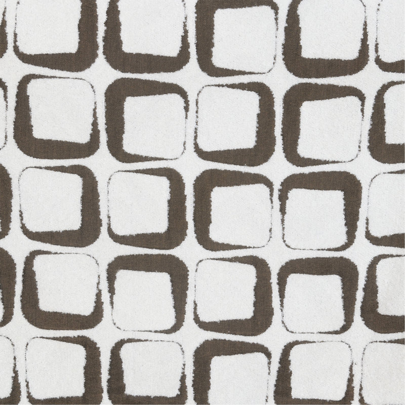 Causeuse en chenille beige avec 4 coussins